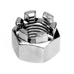 Castle Nut zinc plated
